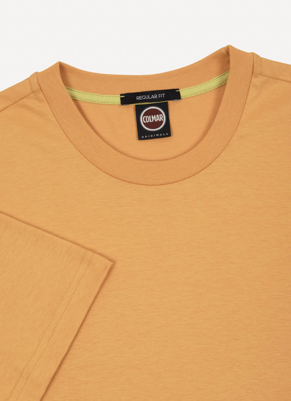 Solid-color short-sleeved T-shirt image number 6