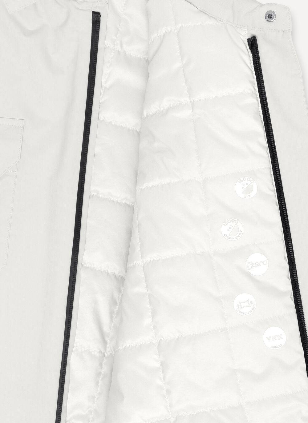 Giacca overshirt con insulator image number 6