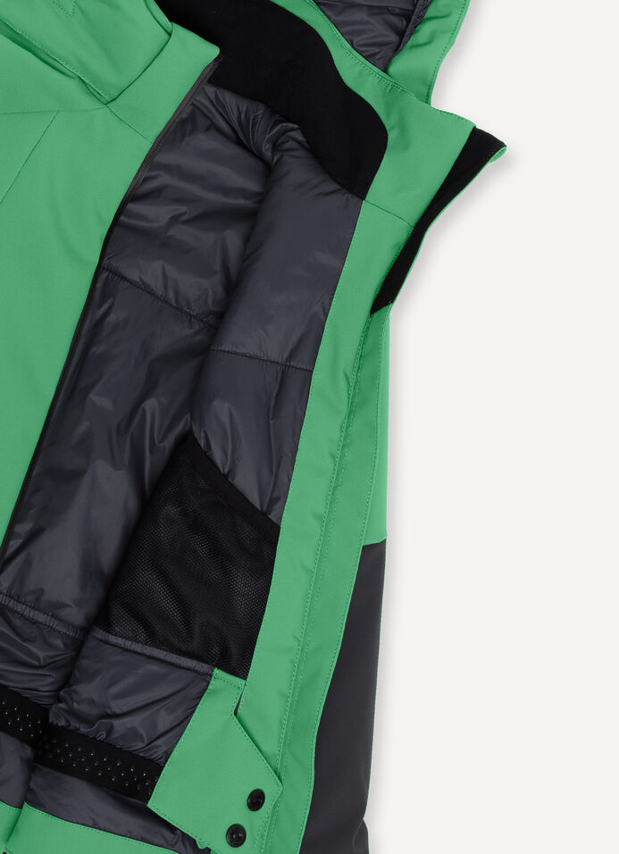 Boys’ colourblock ski jacket image number 5