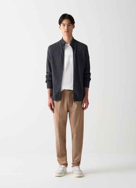 Full-zip pullover