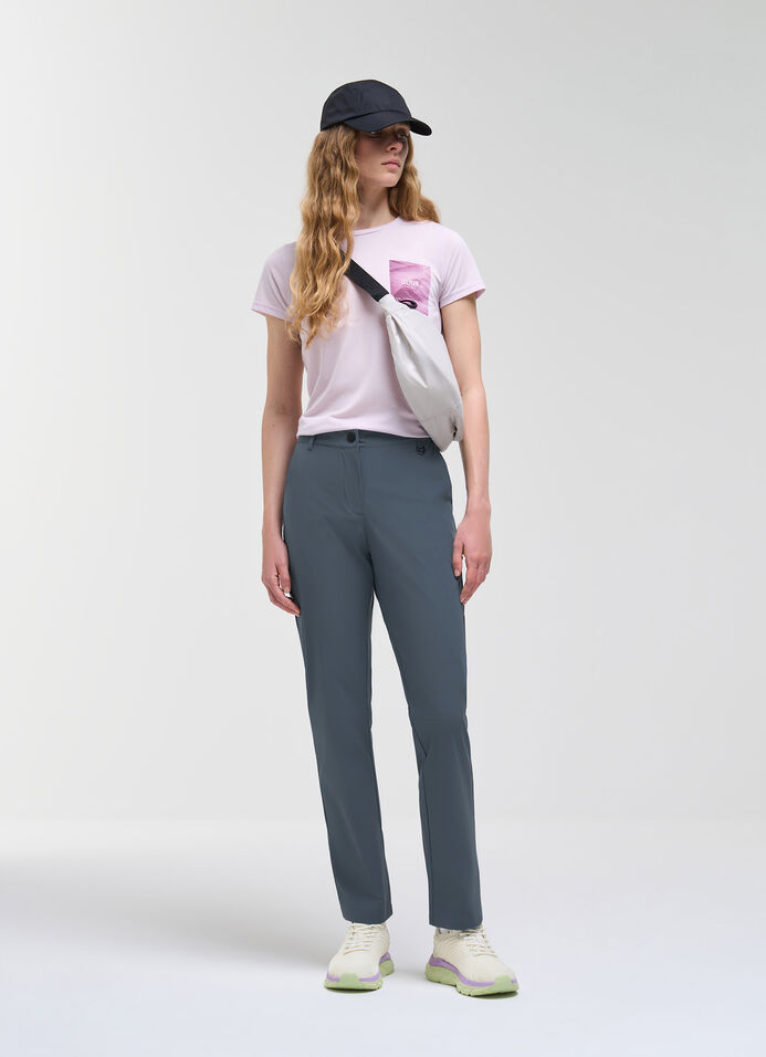 Bi-stretch fabric trousers