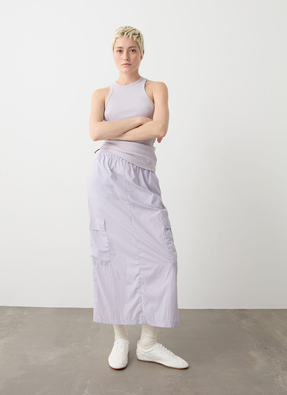 Light nylon skirt image number 0