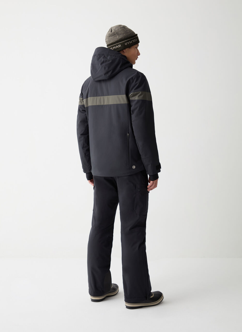 Ski jacket with two-tone insert image number 2