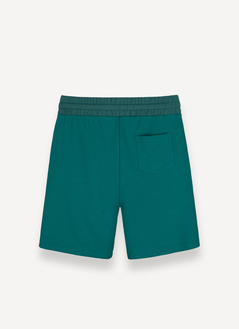 Fleece shorts with nylon details image number 5