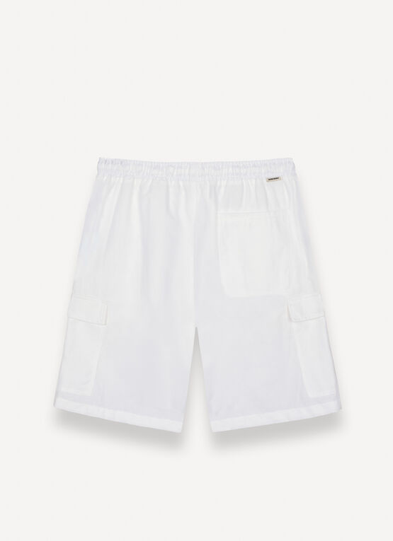 Safari-Bermudashorts aus Leinen