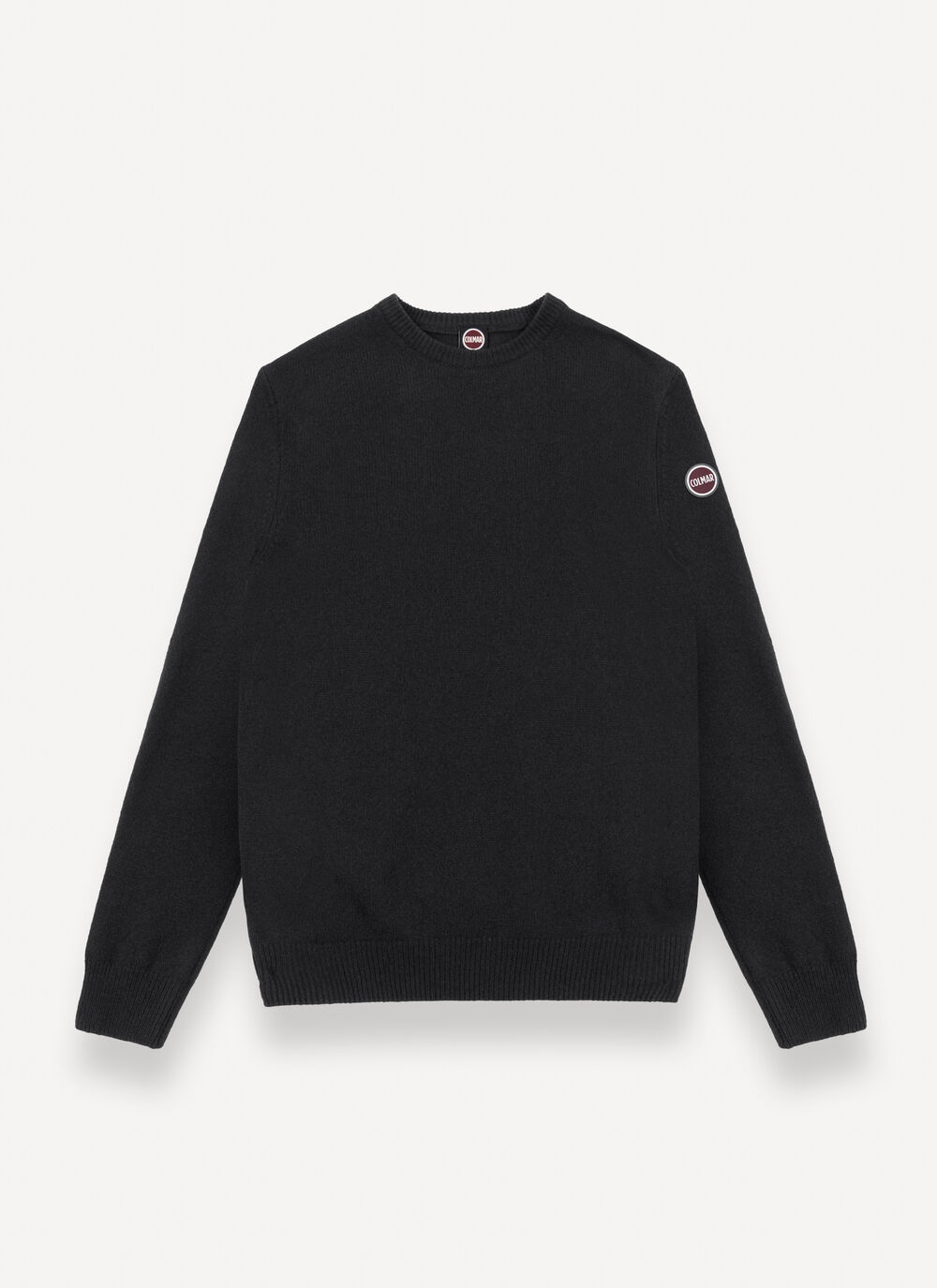 Branded wool pullover
