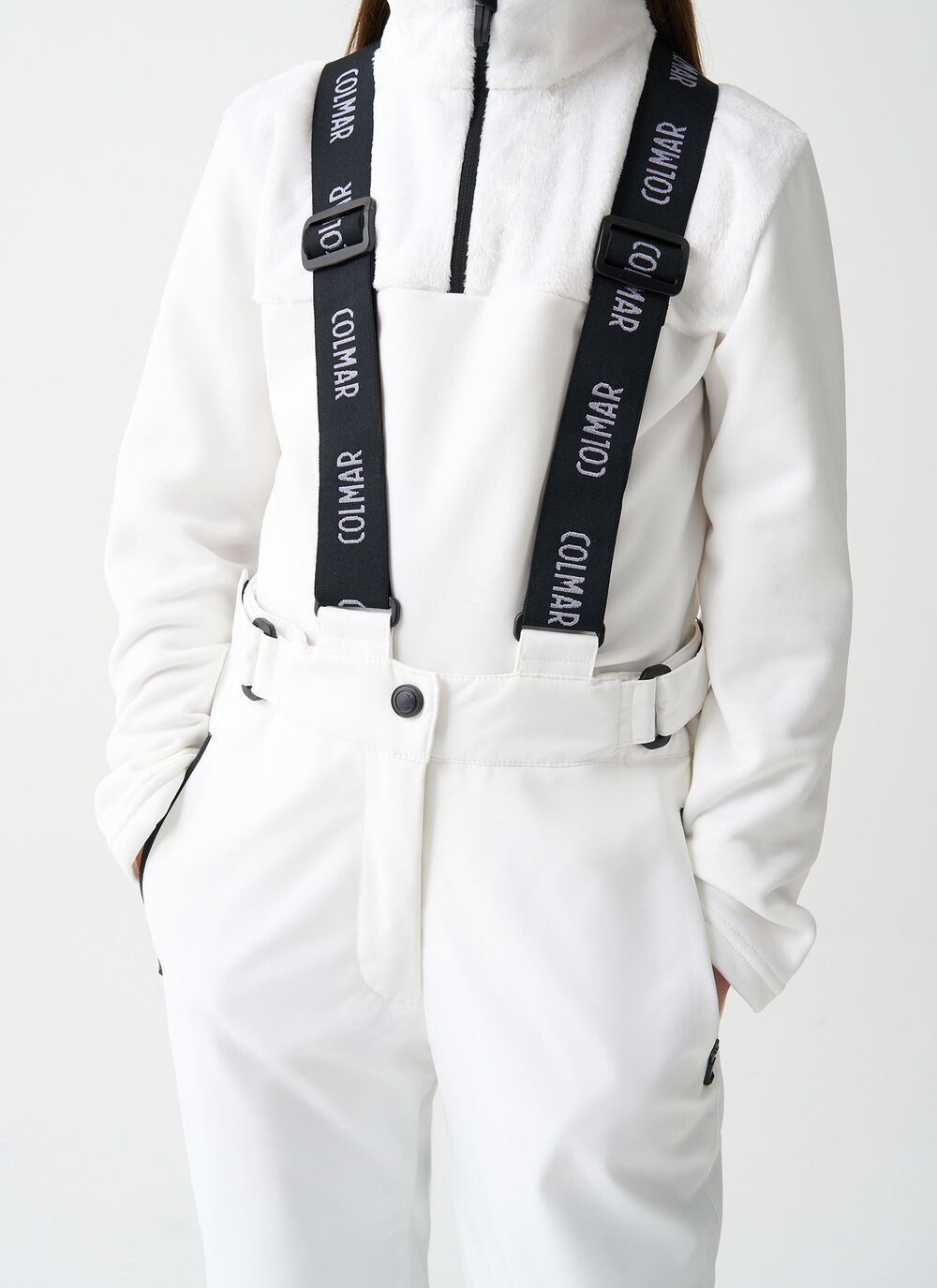 Girl's ski salopettes image number 2