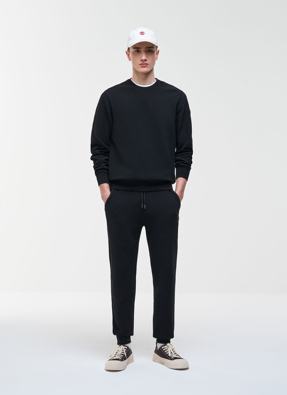 Needlecord crew-neck sweatshirt image number 1