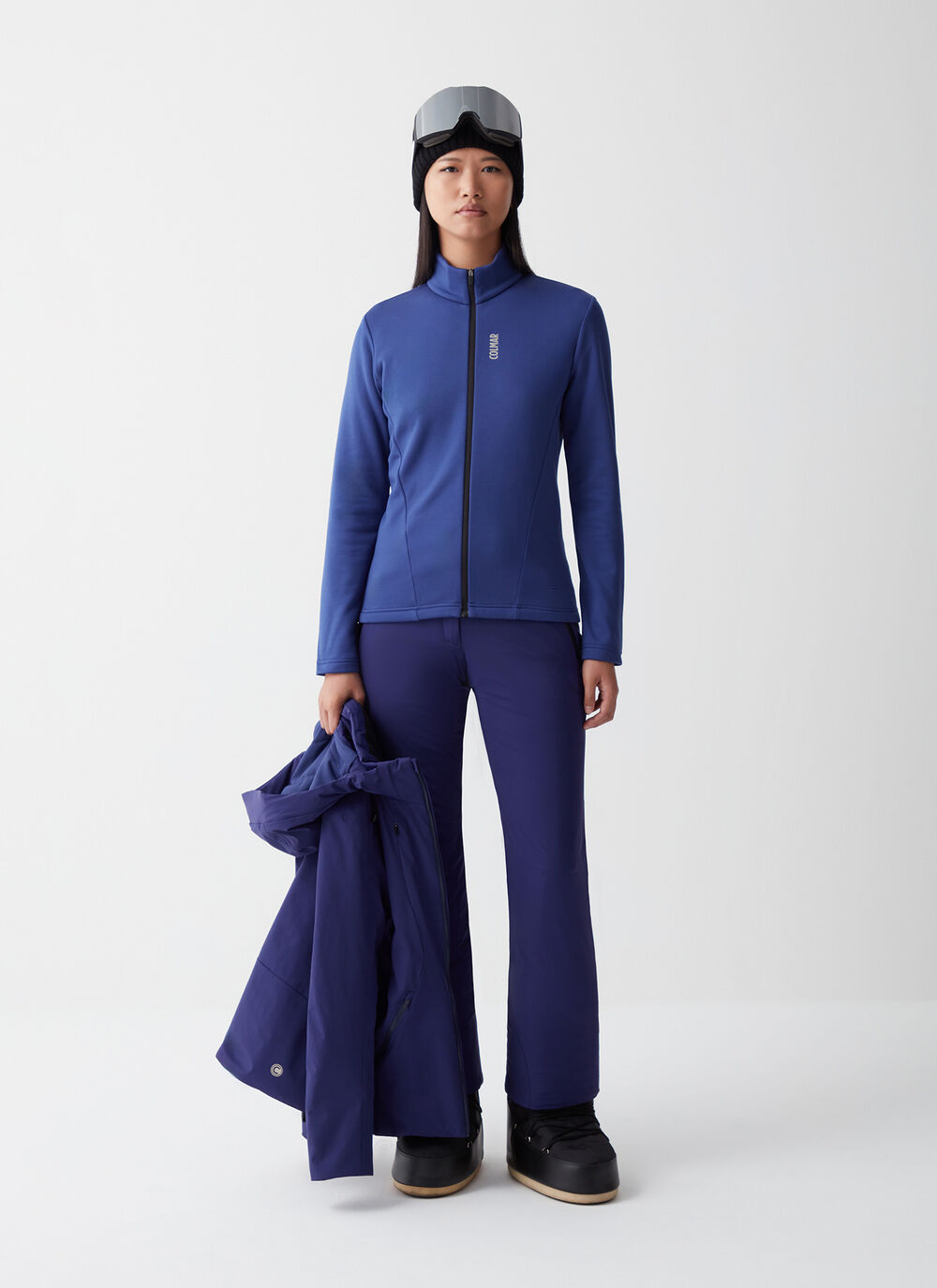 Full-zip stretch ski fleece image number 0