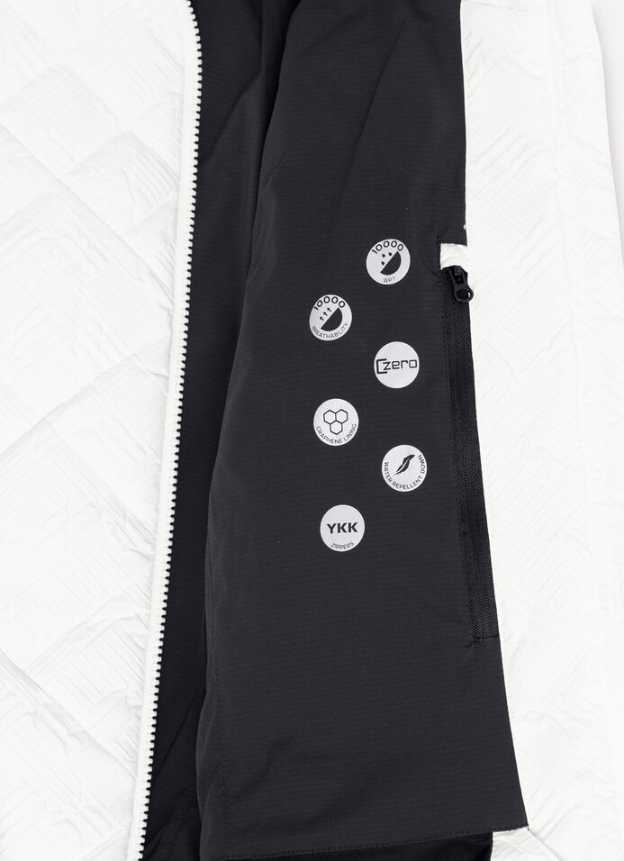 Balance padded ski jacket with faux fur image number 6