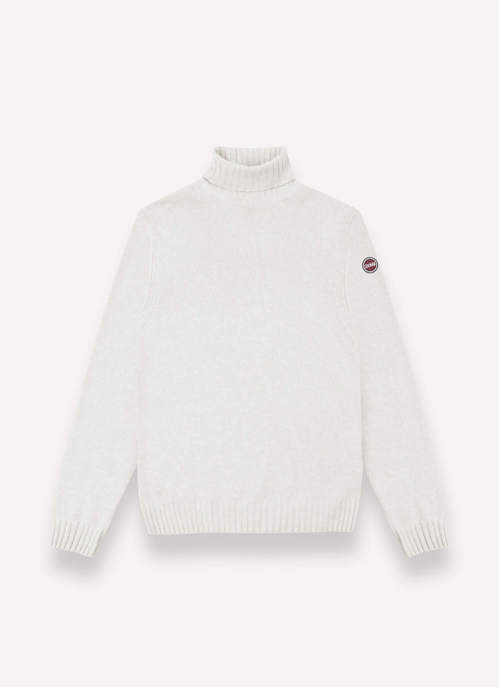 Branded wool polo-neck pullover image number 4