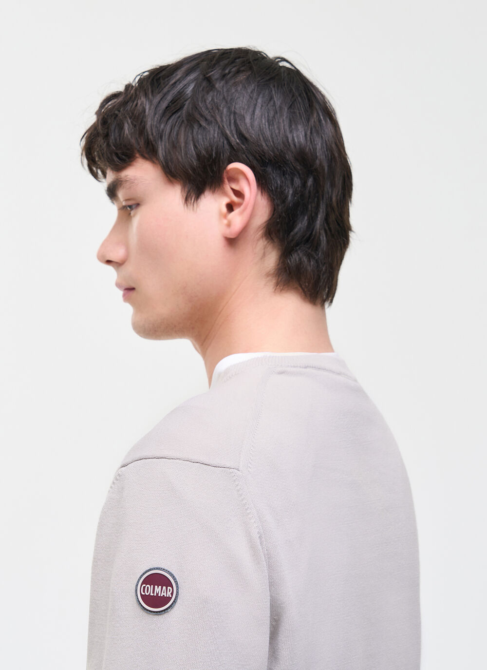 Branded organic cotton pullover image number 2