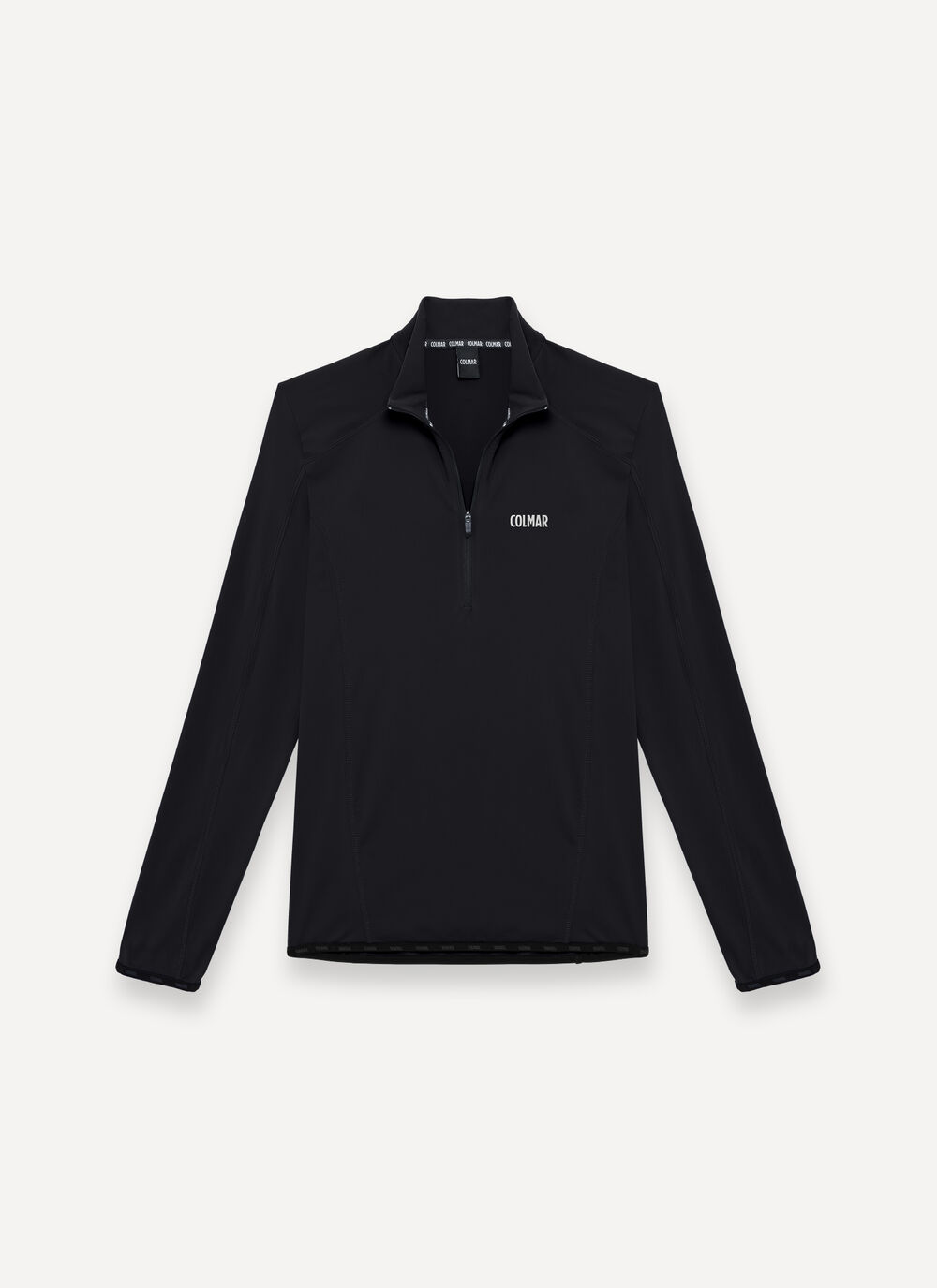 Thermal stretch ski jumper with half-zip image number 4