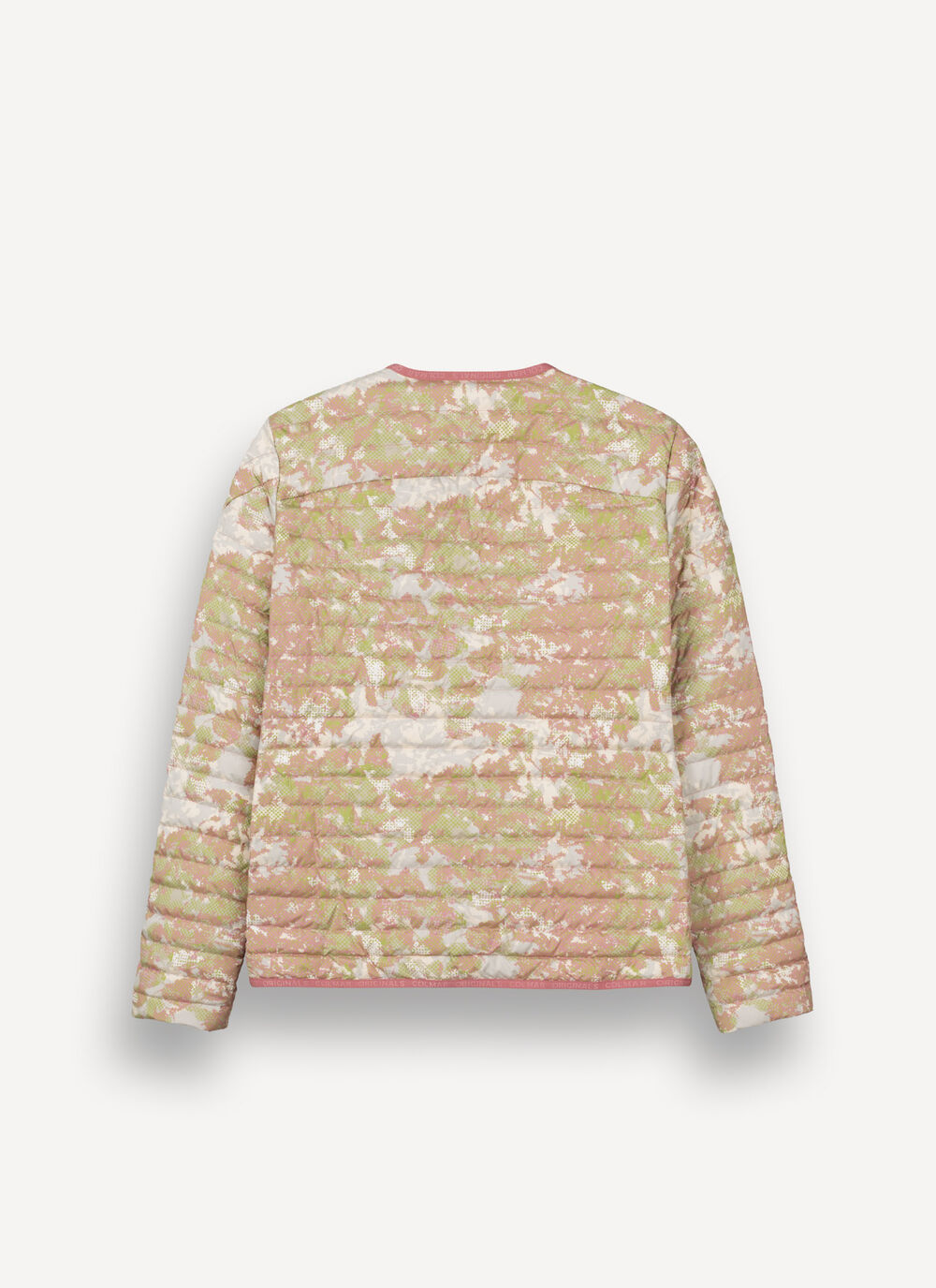 Pixelated camouflage down jacket image number 5