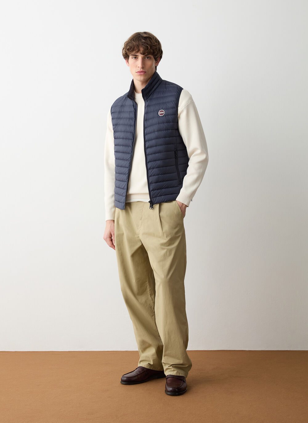 Quilted down vest image number 0