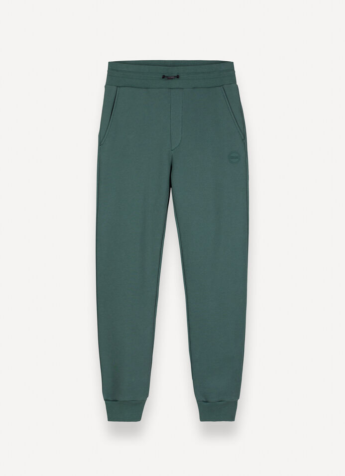 Sweatpants with diagonal weave image number 3