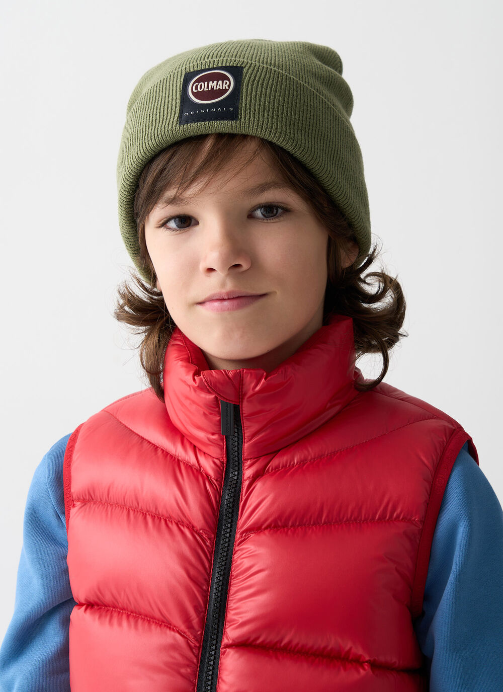 Wave pattern down gilet  image number 2