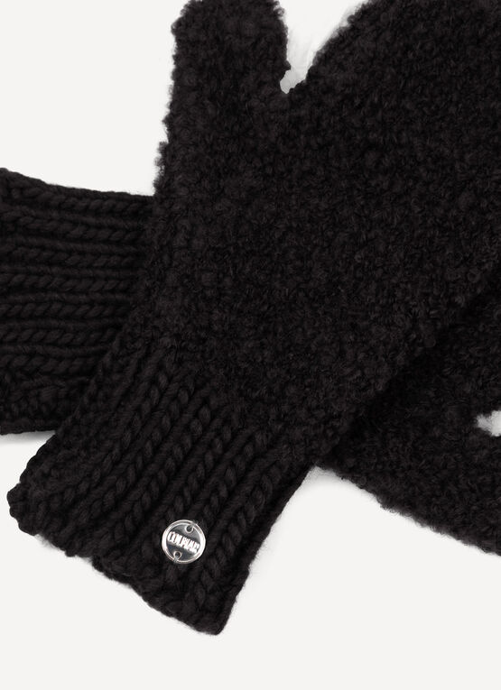 Muffole in filato bouclé
