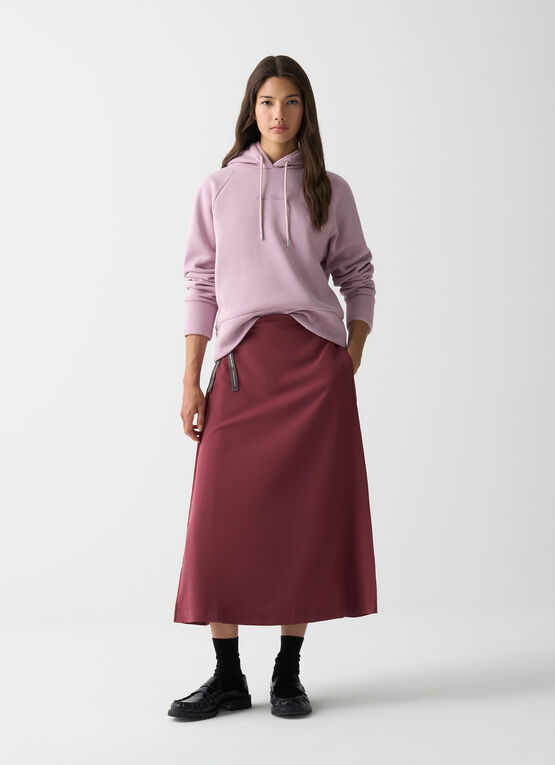 Hooded sweatshirt with embroidery 
