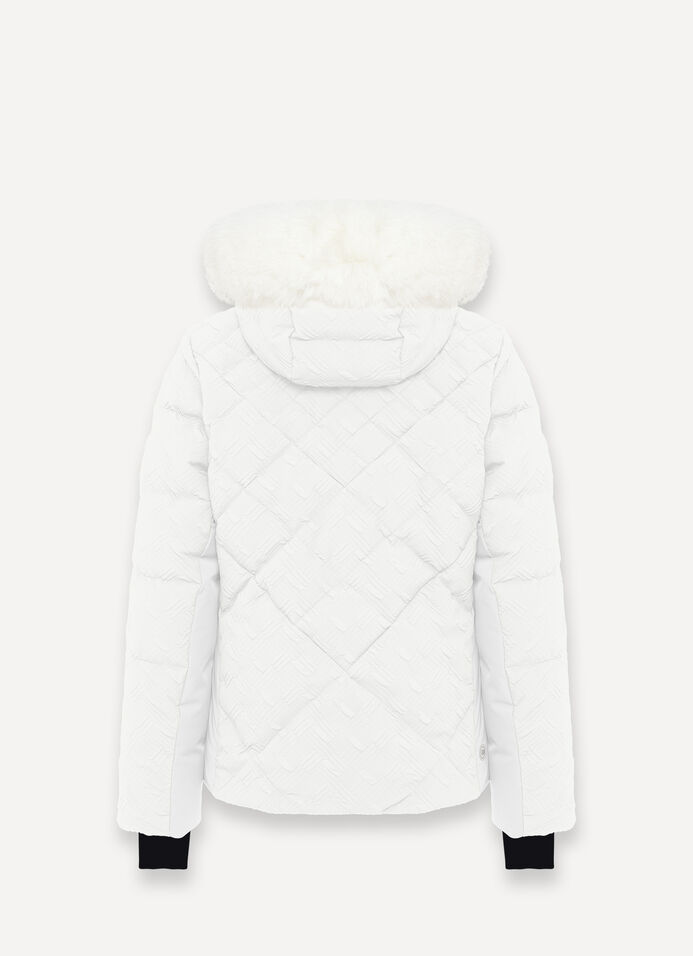 Balance padded ski jacket with faux fur image number 5