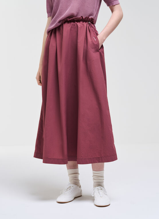Midi flared skirt