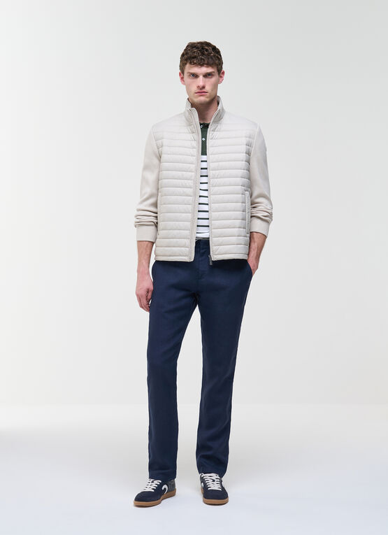 Hybrid padded jacket