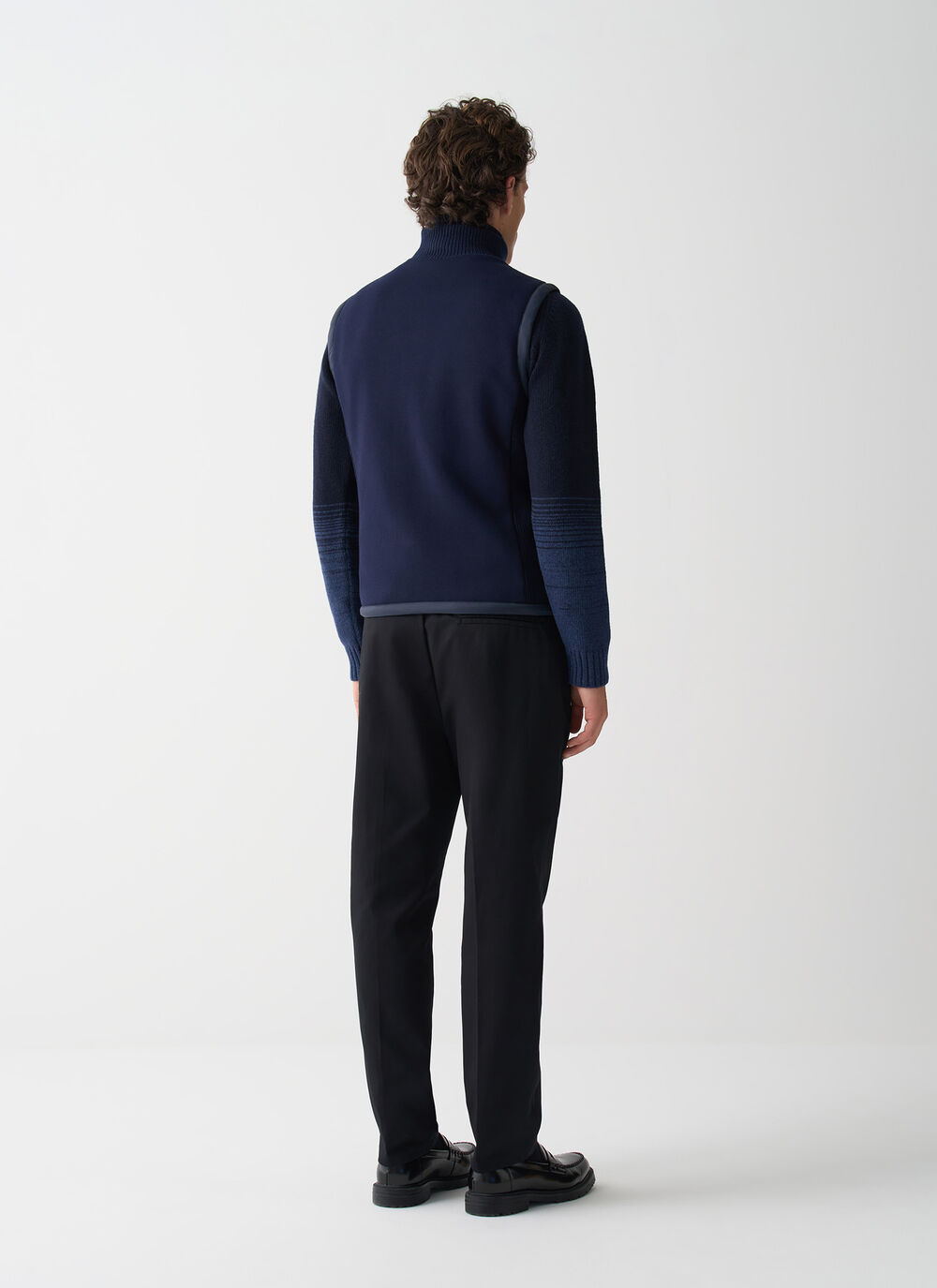 Vest with rib-knit inserts  image number 3