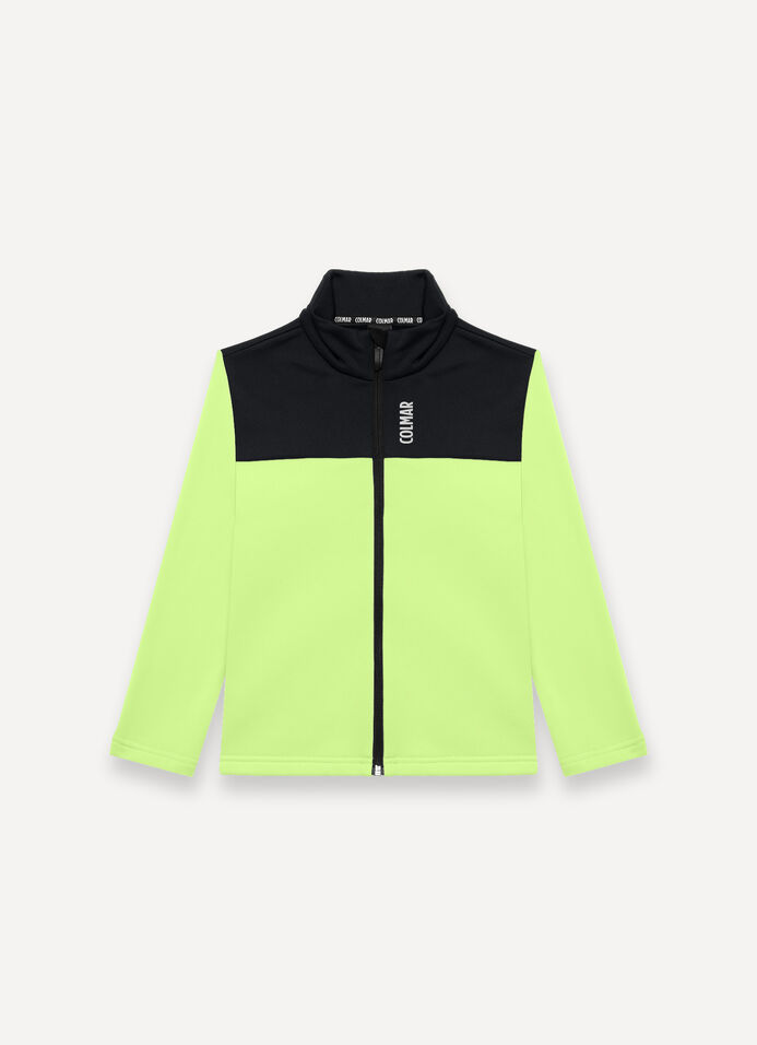 Zweifarbiges Ski-Fleeceshirt für Jungen image number 4