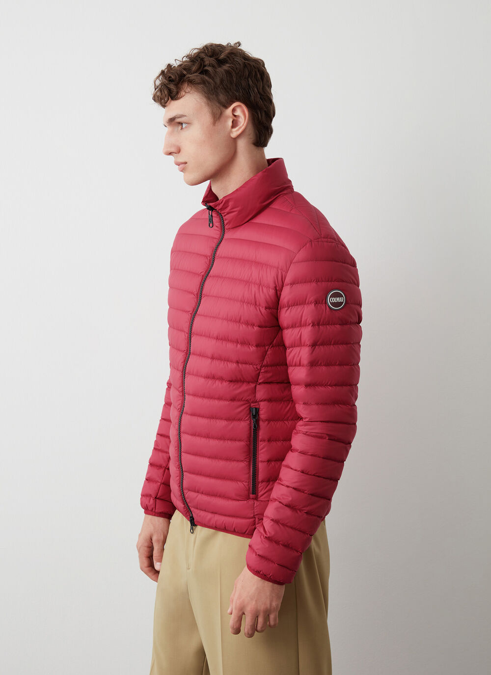 Autumn-weight down jacket with padded collar image number 2