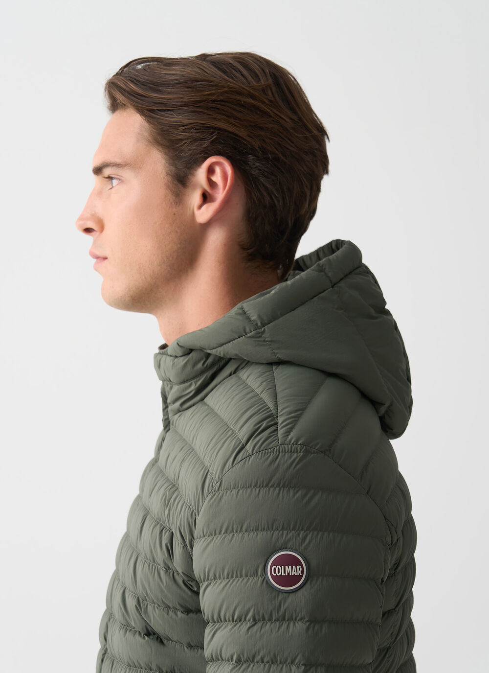 Light down jacket with hood image number 2