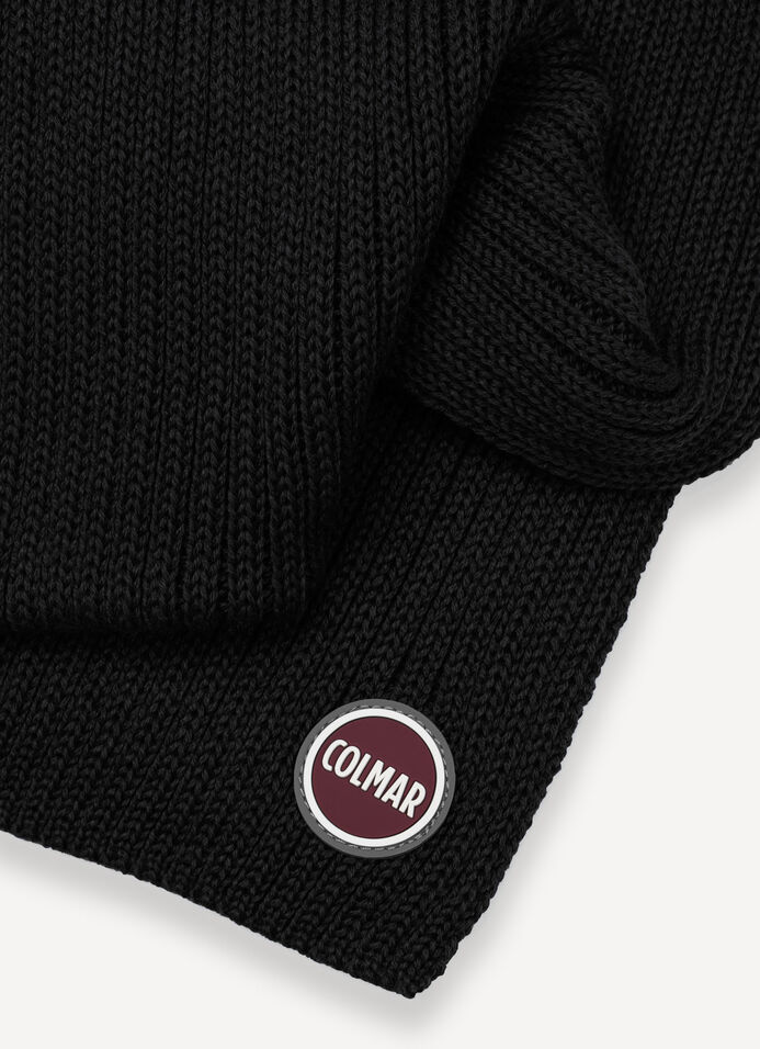 Unisex rib-knit scarf image number 4