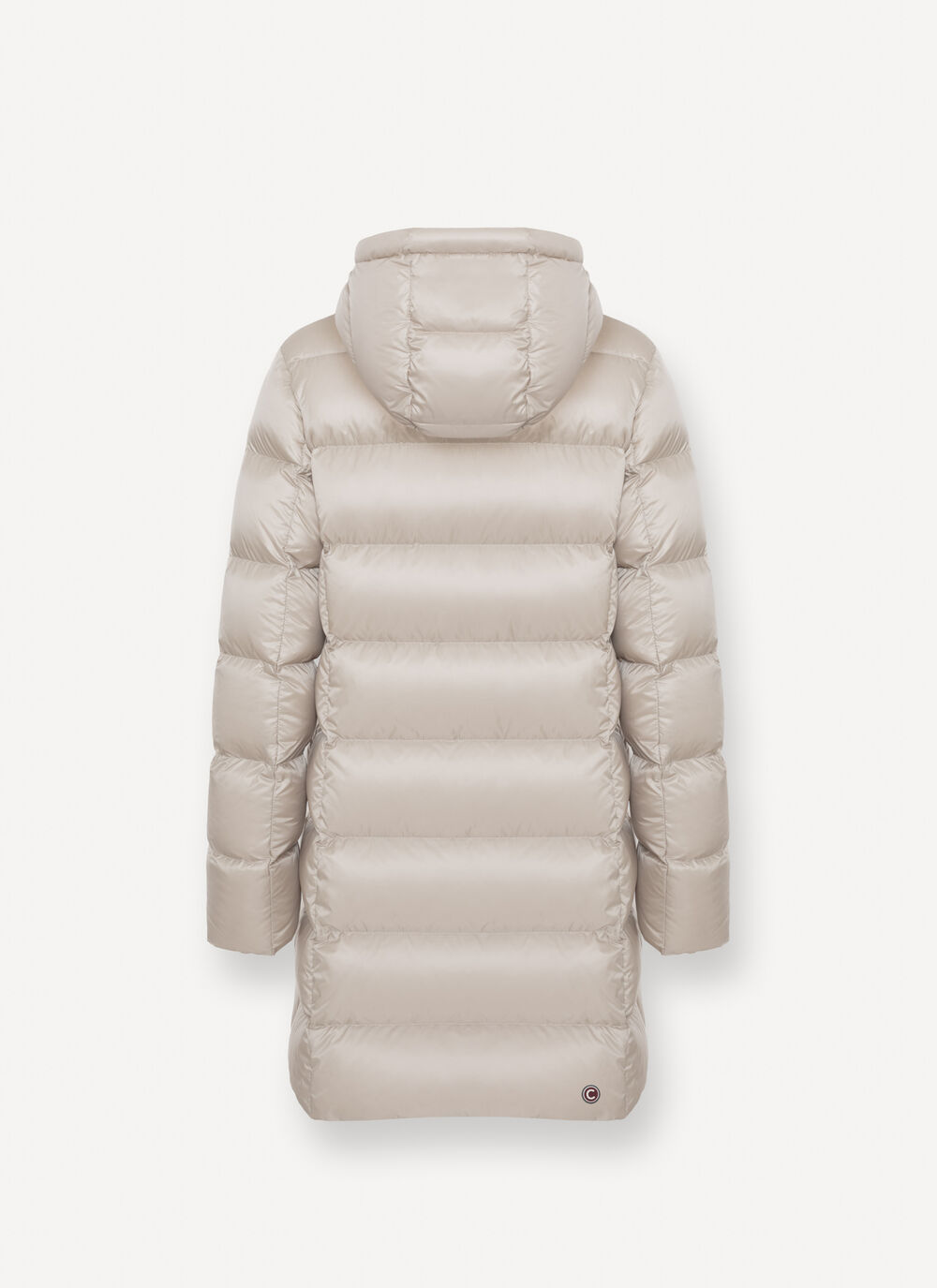 Long down jacket with hood image number 5