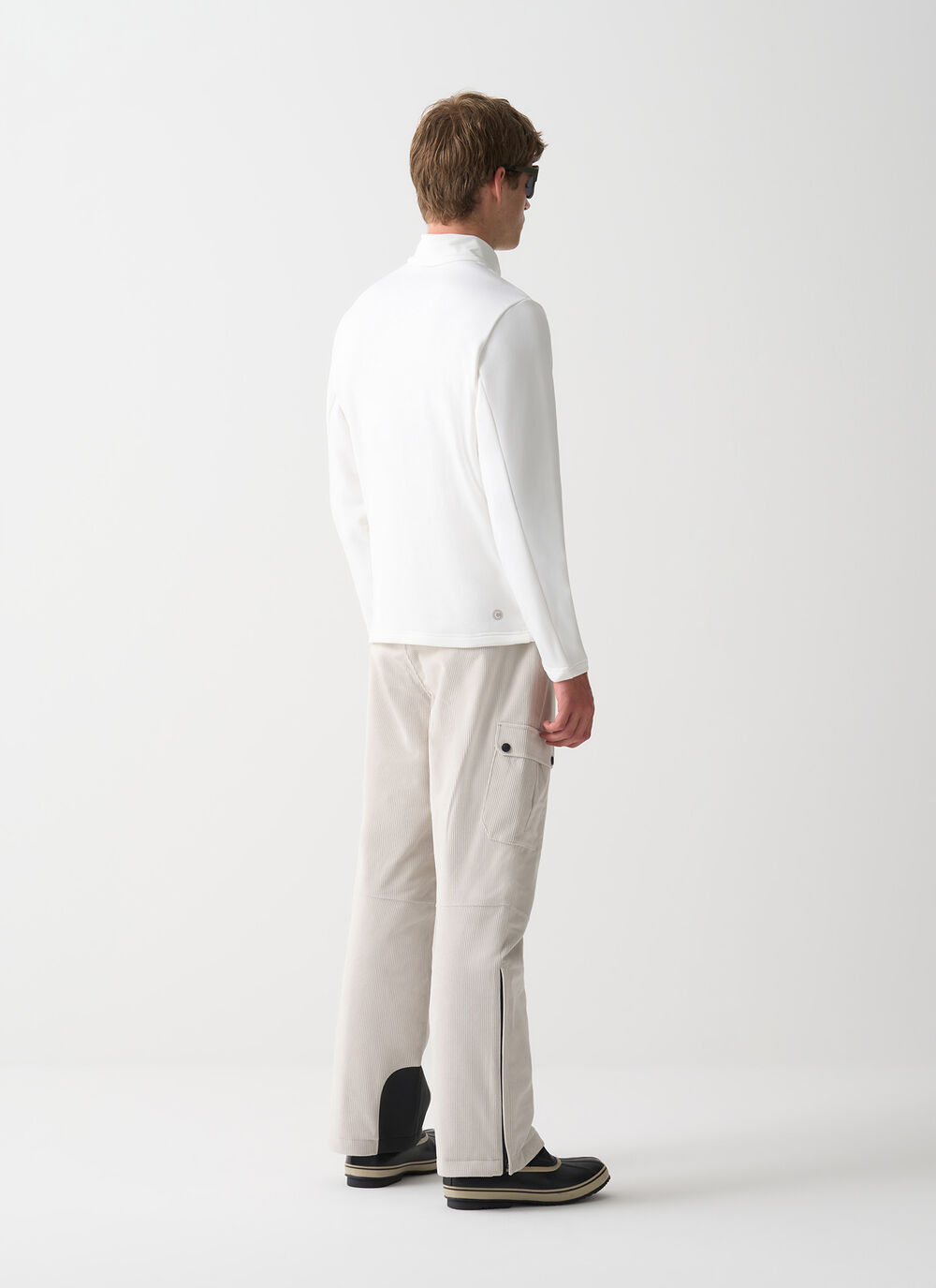 Half-zip stretch ski fleece image number 3