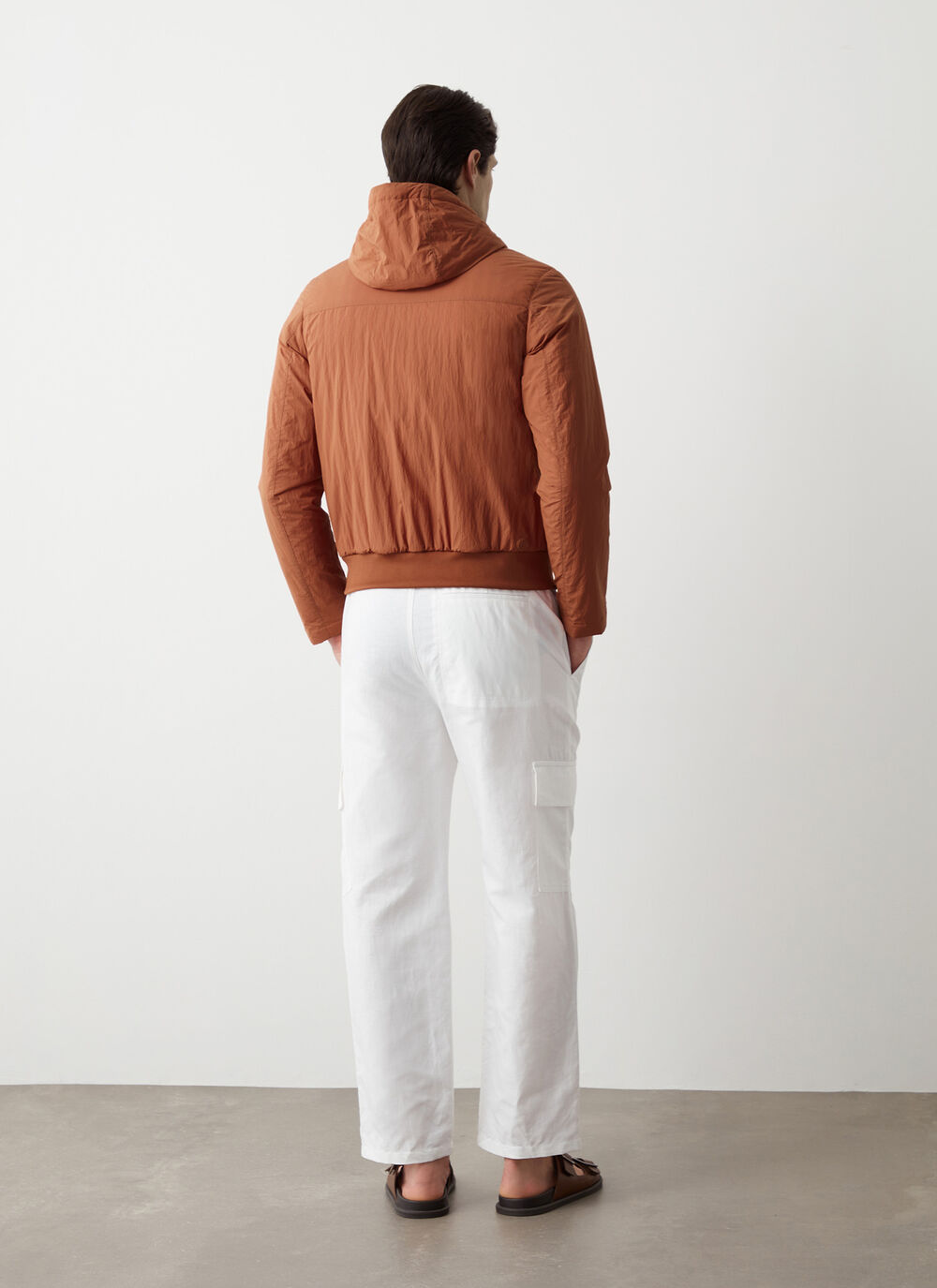 Leichte Knitter-Daunenjacke image number 3