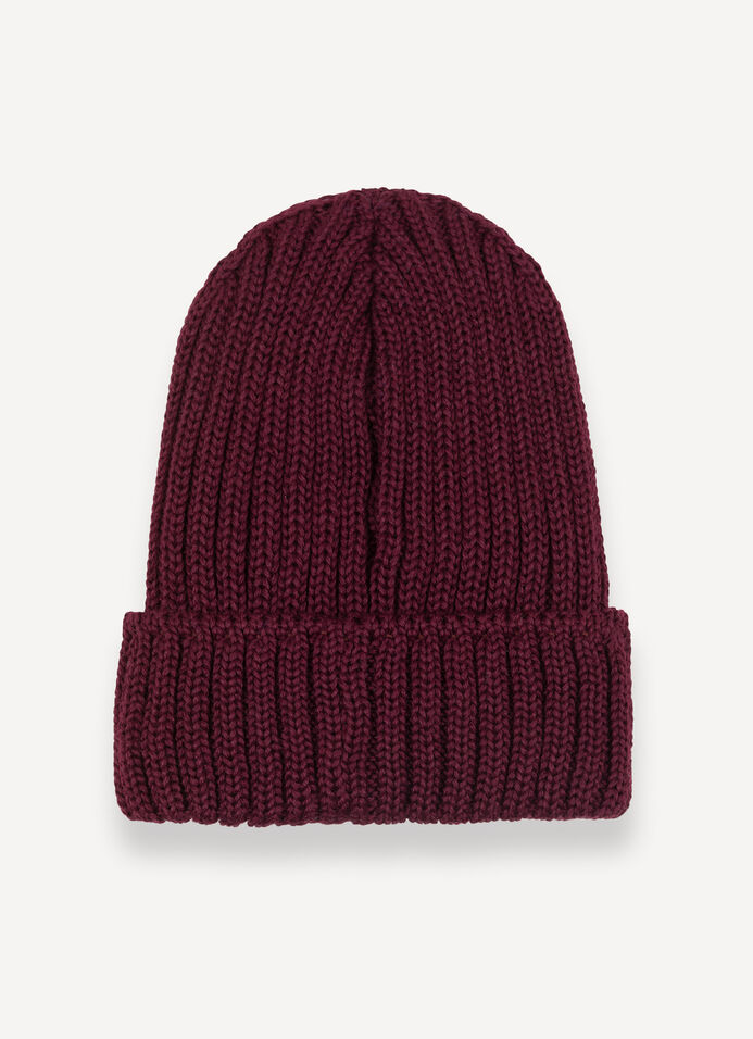 Unisex-Mütze aus Wolle mit Umschlag image number 2