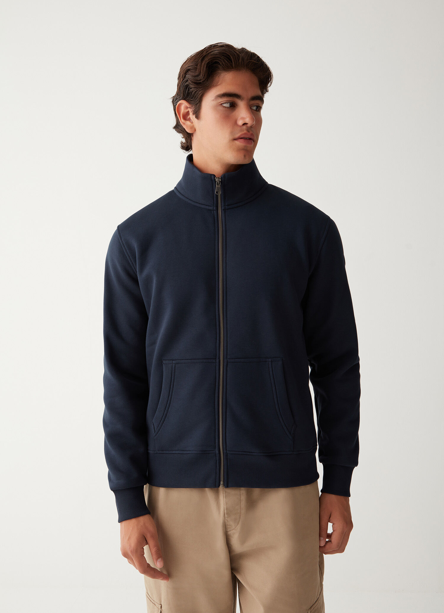Grau L Rabatt 88 % HERREN Pullovers & Sweatshirts Mit Reißverschluss Primark Pullover 
