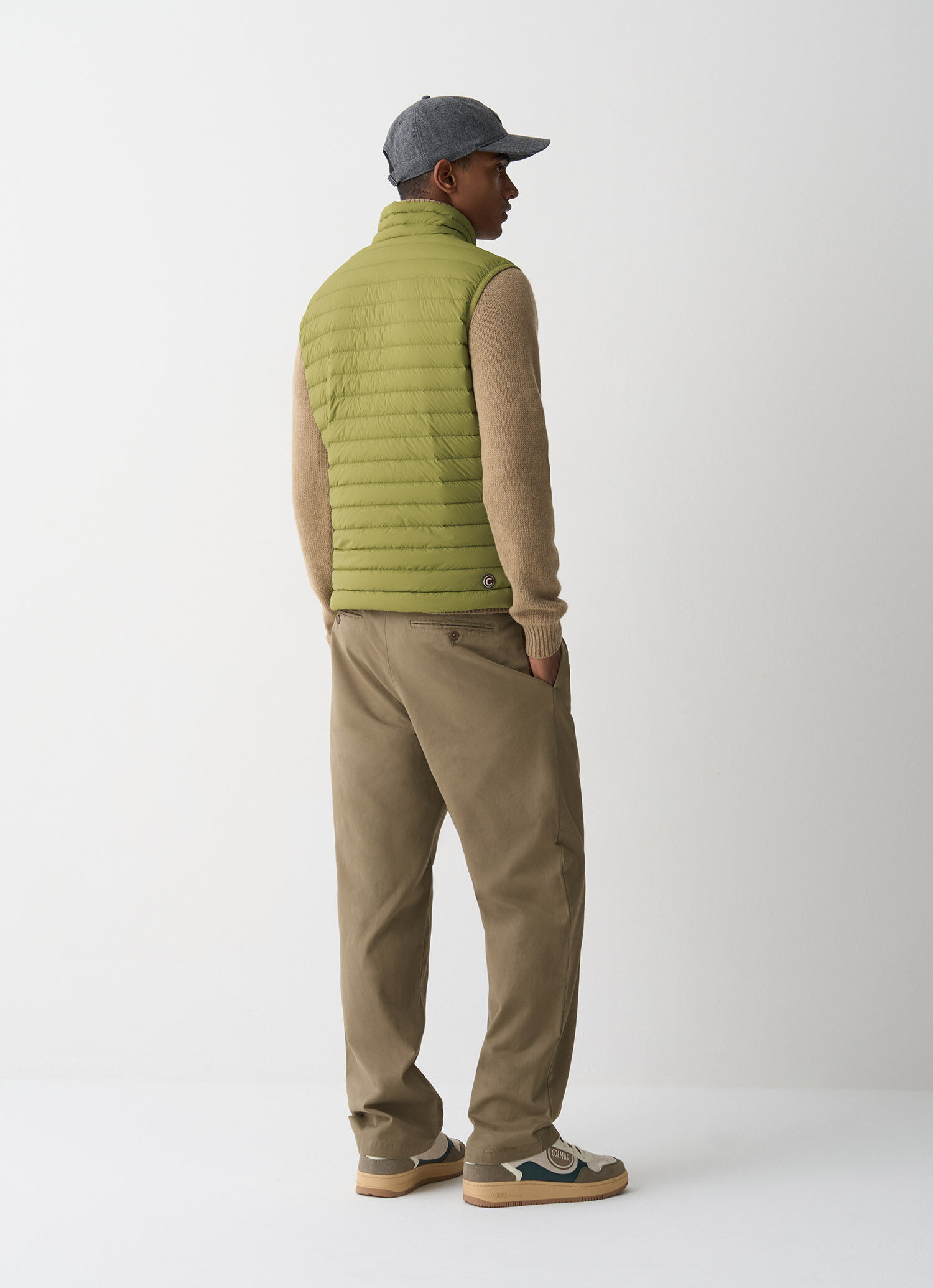 Light down vest with drawstring - ALLIGATOR GREEN | Colmar