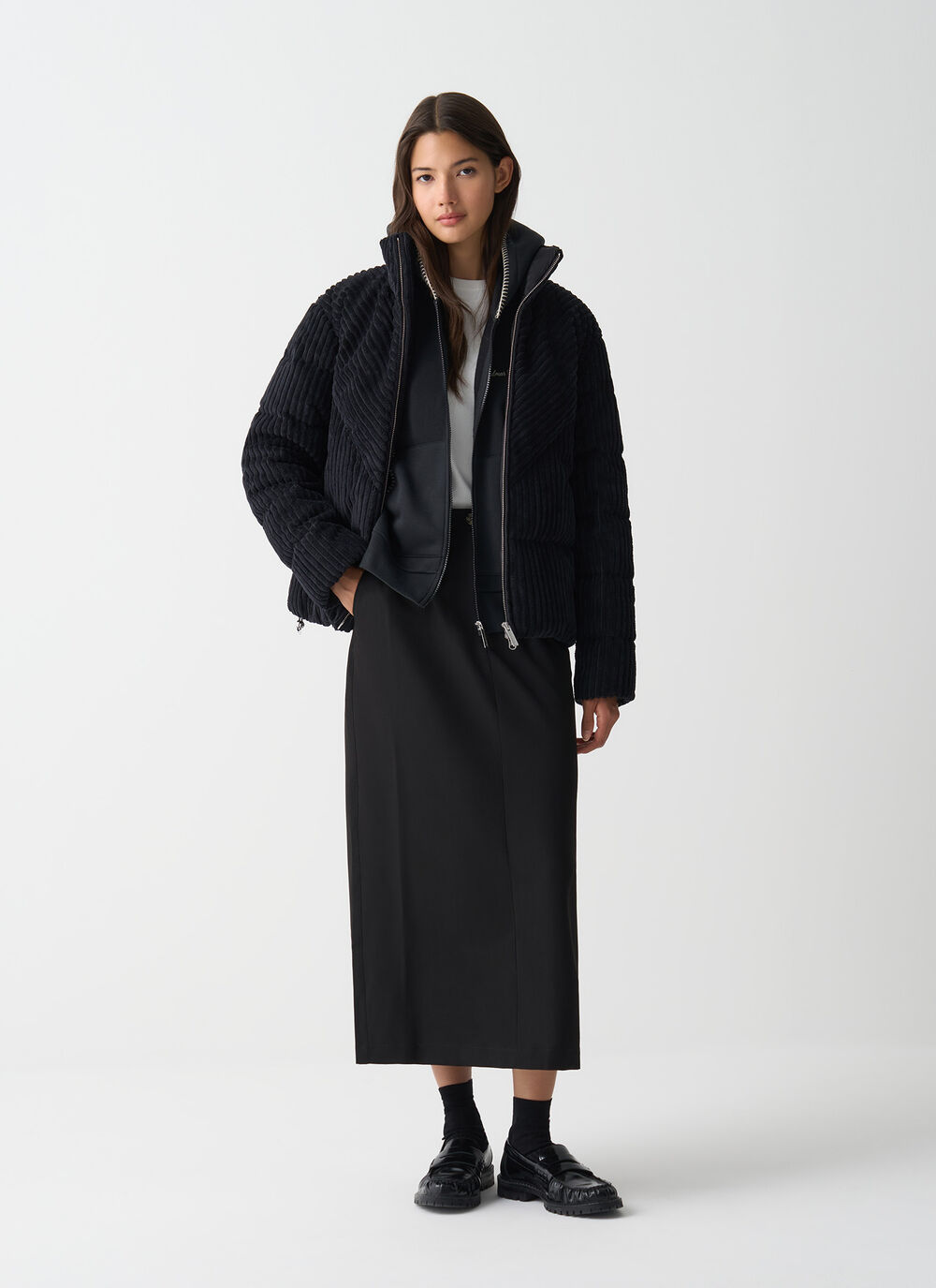 Daunenjacke aus Cord image number 0