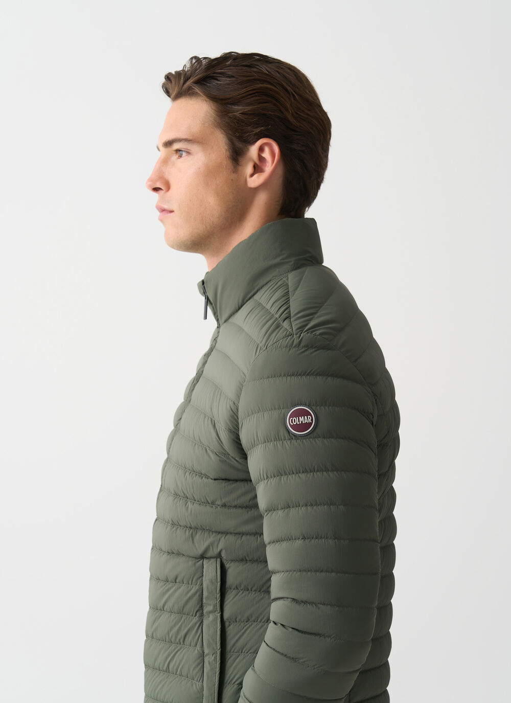 Light down jacket with padded collar  image number 2