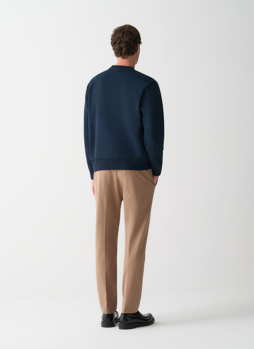 Crew-neck sweatshirt with logo image number 3