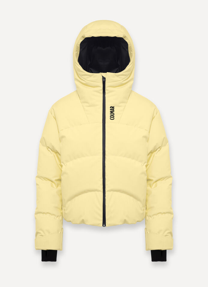 Cropped padded ski jacket image number 4