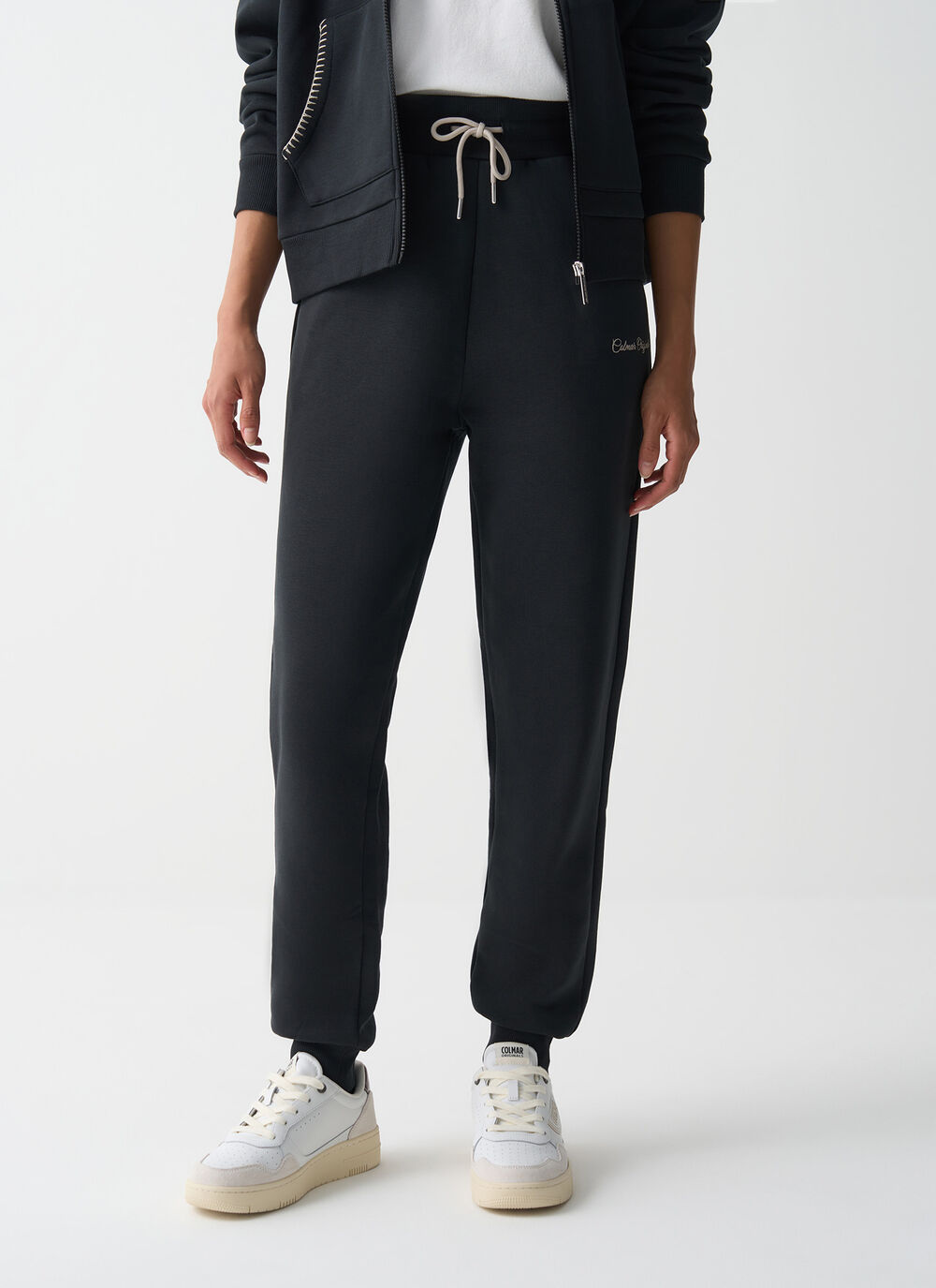 Tracksuit bottoms with embroidery image number 1
