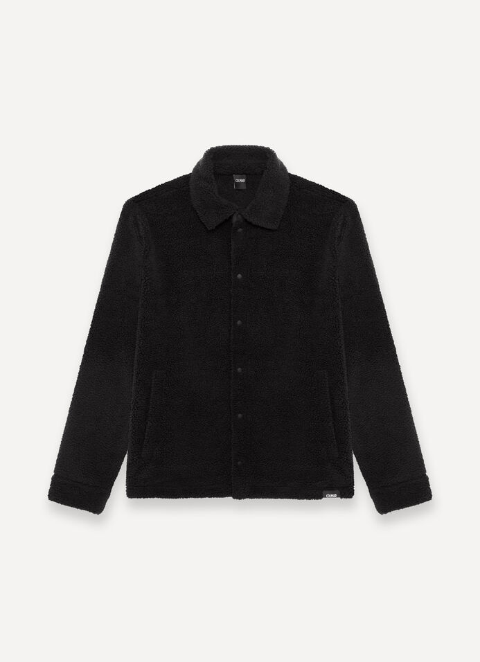 Unisex teddy-effect overshirt image number 4