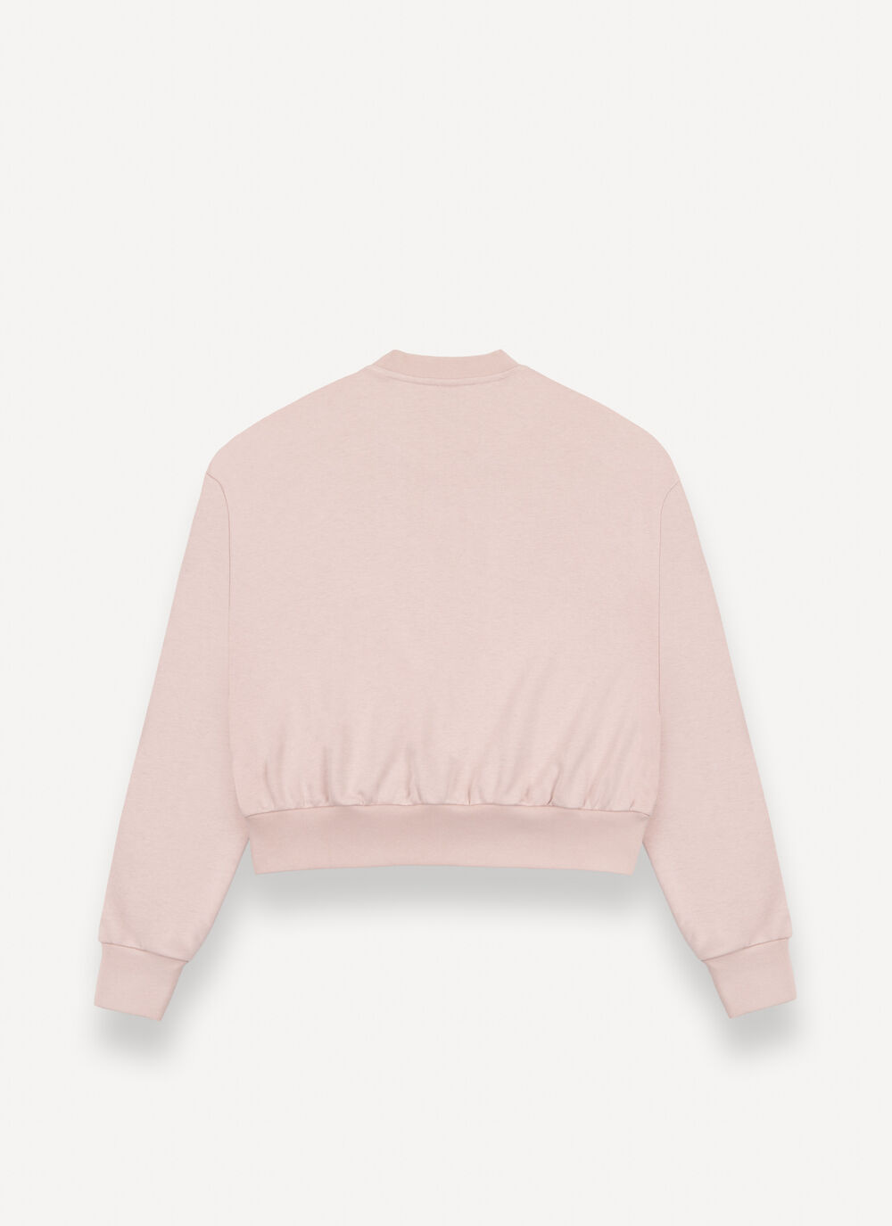 Felpa crop relaxed fit image number 5