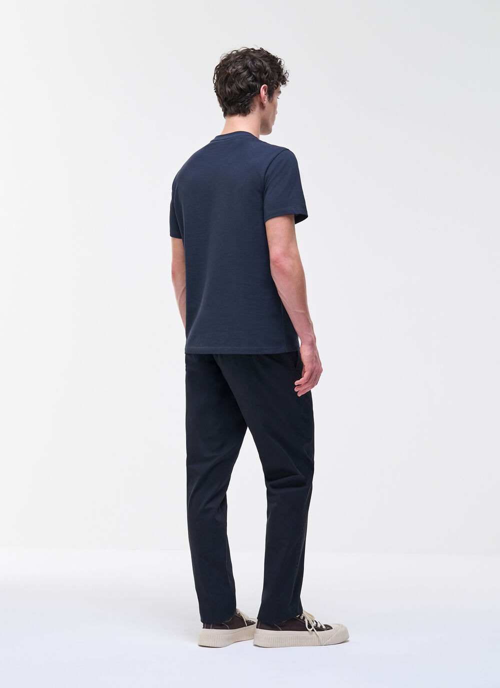 Branded cotton piqu&eacute; T-shirt image number 3