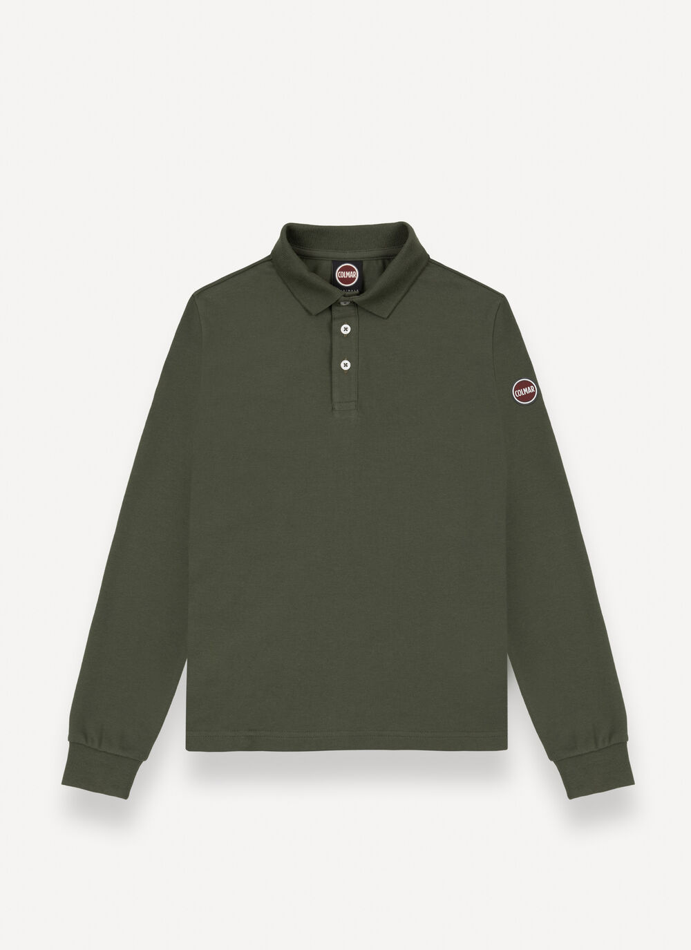 Polo a manica lunga in piqu&eacute; image number 4