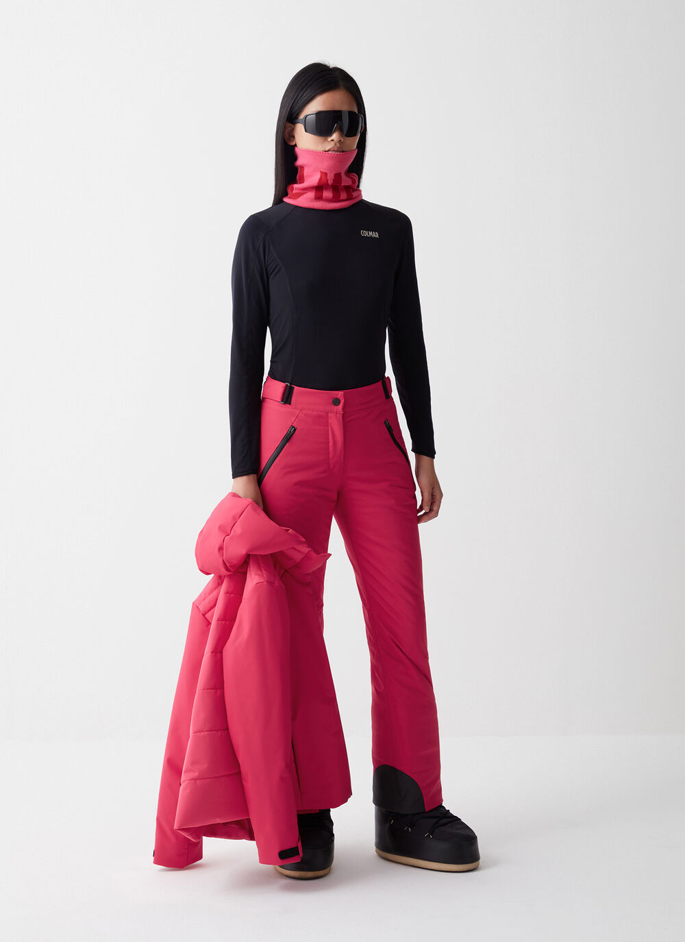 Wattierte Skihose mit verstellbarem Bund image number 0