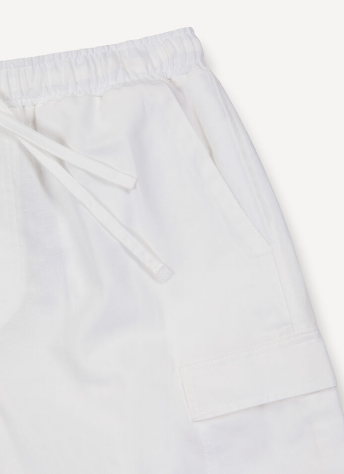 Linen safari shorts image number 6
