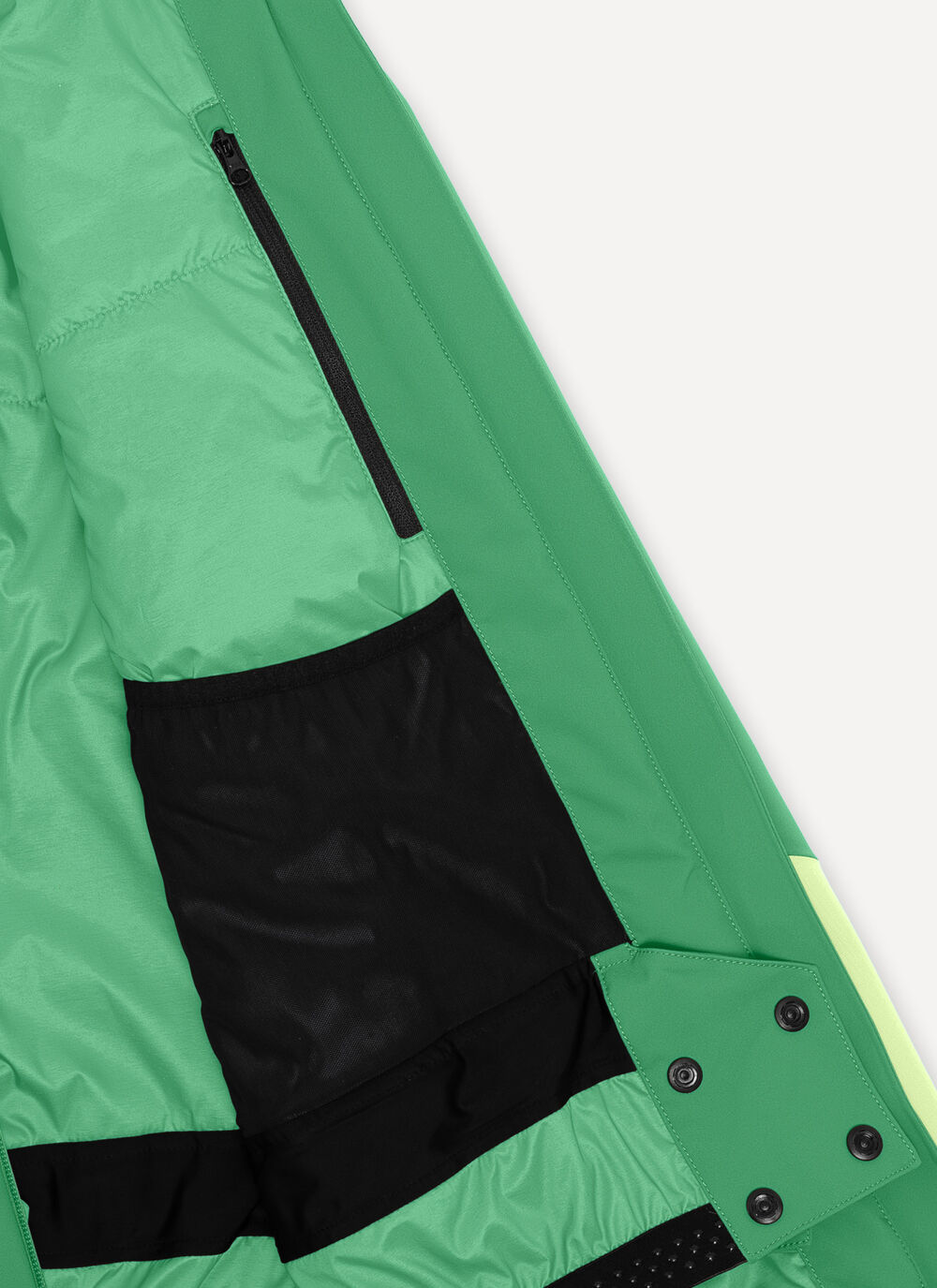 Ski jacket with ventilation zip image number 6