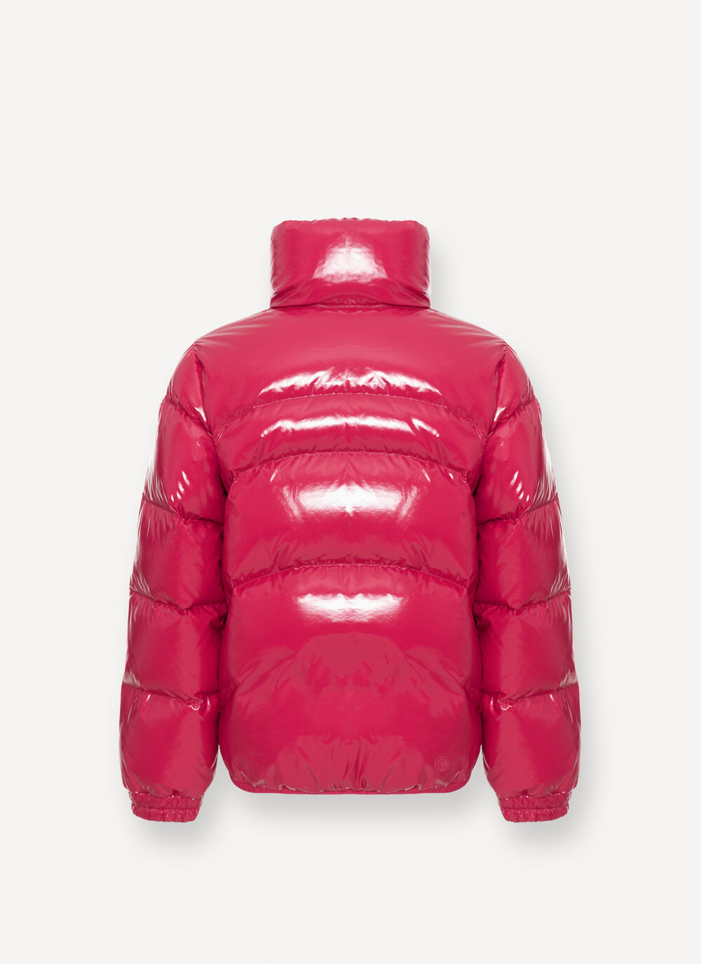 Glossy down jacket with high collar image number 5